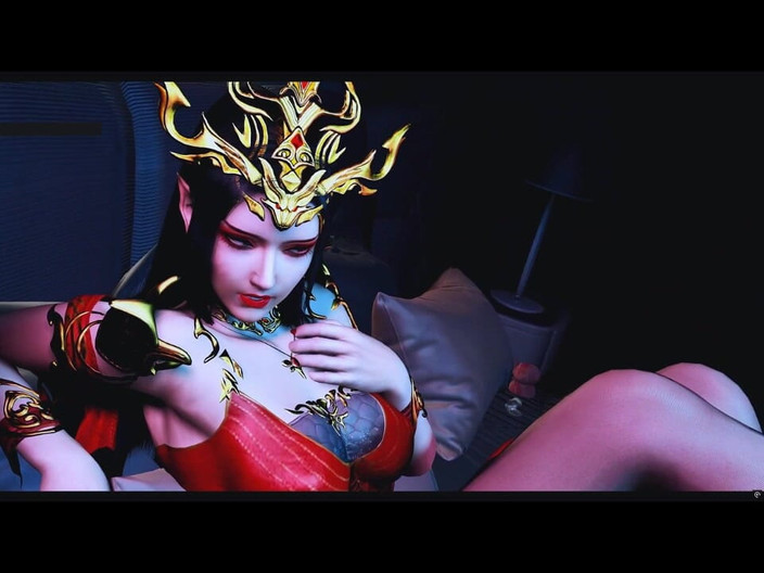 Soiyu Hentai: Deusa do Reino dos Pixel: Curvas Sem Cadeira - 3D Animation Hentai