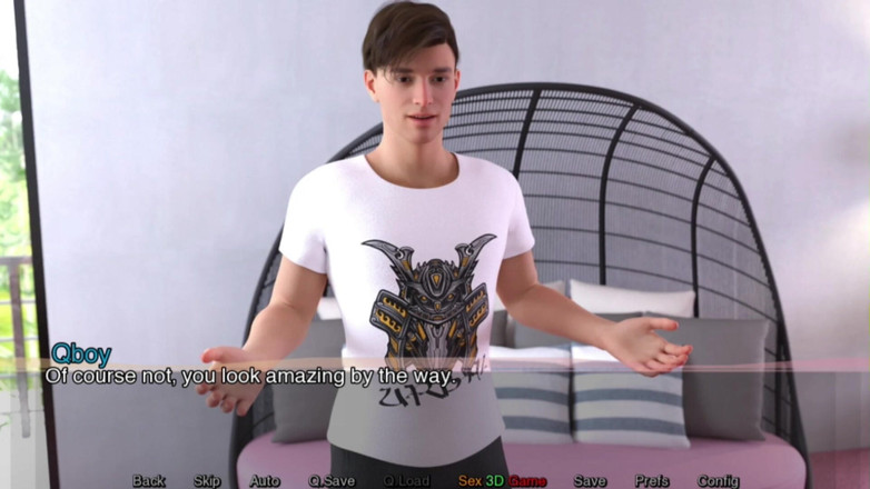 Q Boy: 和可爱的女友玩3P - 内疚的快乐 - ep16