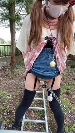 No. 167 Tack's Pussy Chain Crossing: Being Myself on the Ladder thumbnail