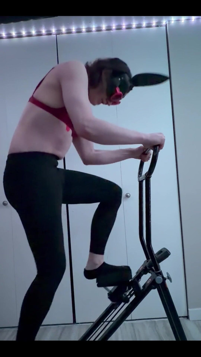 Bunny Willow: Working Out! I Wanted to See How Long I Could...
