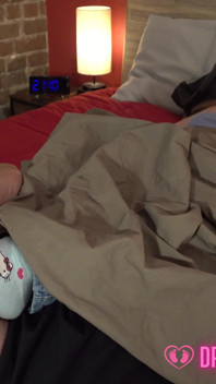 Laura’s Sneaky Handjob Under the Blanket - (dreamgirls in Socks)