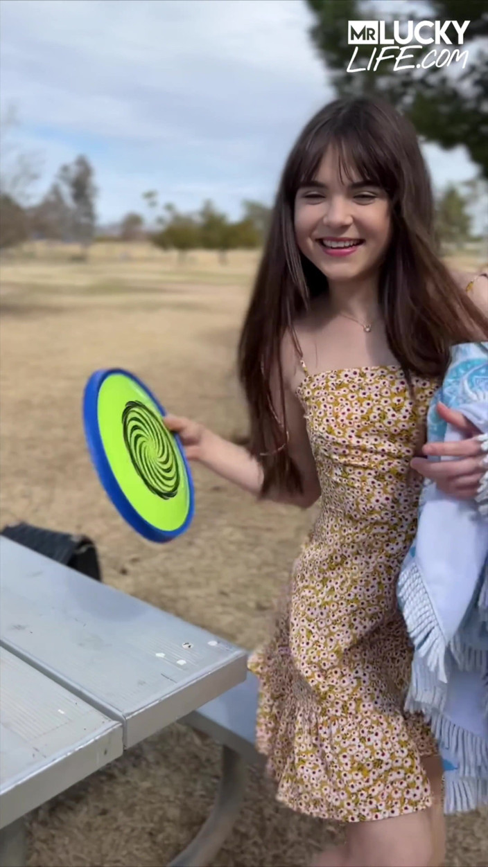 Mr.Lucky POV: Frisbee Fun w Phoenix
