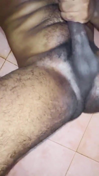 Asian Cum-dripping Jerk-off in the Shower - Super Slow Motion