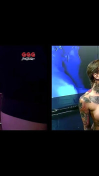 Ggg - puta cachonda rubia con grandes tetas se la follan correctamente y la puta tatuada se enoja