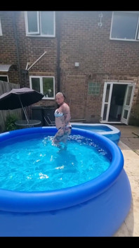 Diving in the Freezing Pool!