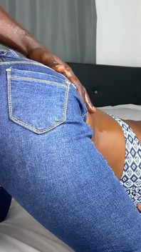 Ebony Teen in Jeans Gets Fucked by BBC!