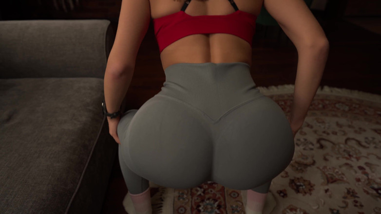 Skye Wood: « regarde Mon Cul Attentivement ! » - Un Entraîneur Sexy S’assoit Sur Moi...