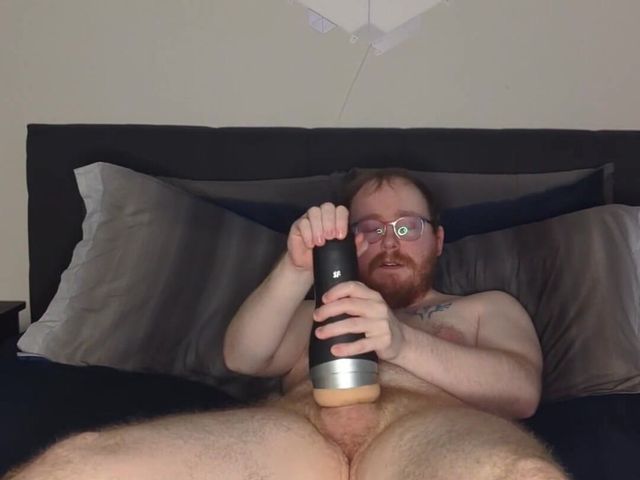 Here's a Vid of Me Trying Out My Fleshlight. It Felt Amazing to Stroke My Cock with It! (Wallace Accelron)