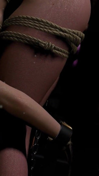 Ein Geiles Mädchen in Einer Bondage-bdsm-doppelpenetration Ficken