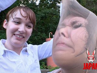 Japan Fetish Fusion: Fétiche du visage ; Daydream Walk avec des bas, Clara et...