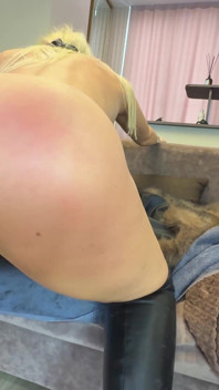 Huge Hulk Dildo Totally Destroyed My Asshole