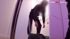 Rough Gay Bro Craves It Raw - Double Load in a Threeway Gloryhole Session