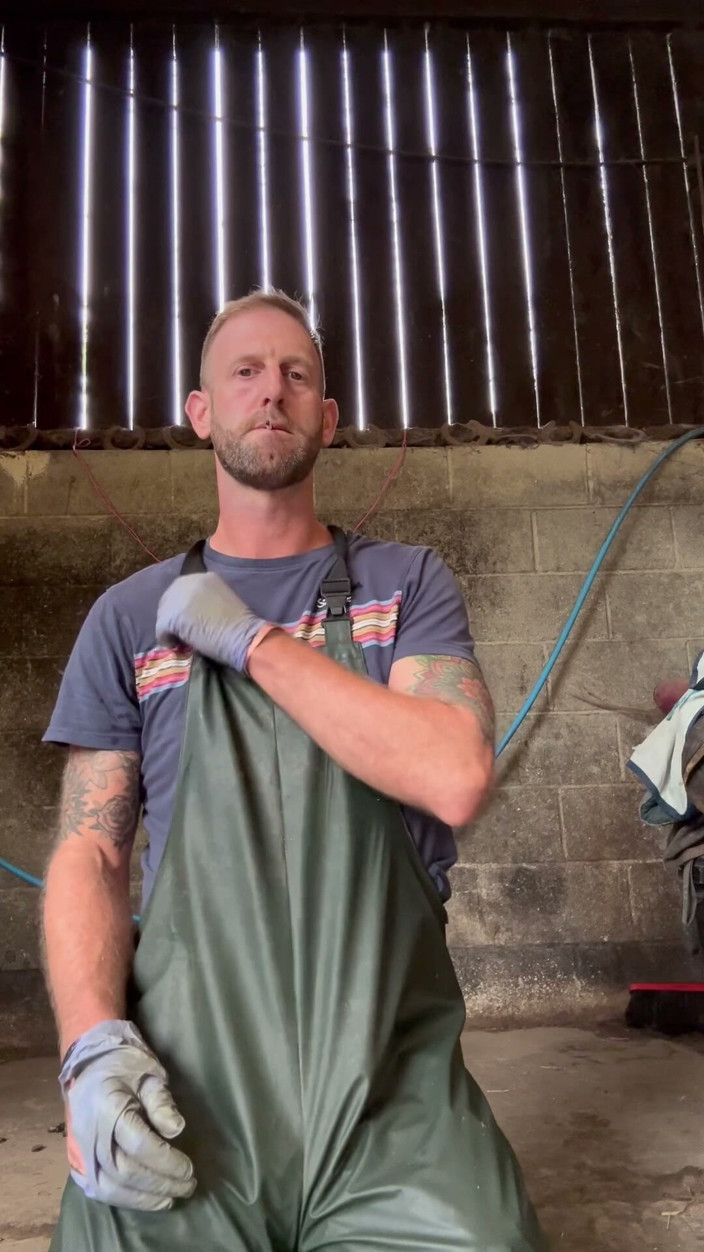 Farmer Sam: Farmer Wanks in Dirty Work Gear