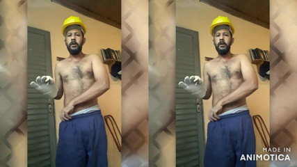 Stink HairyMale: Công nhân hút thuốc, chảy xệ, găng tay