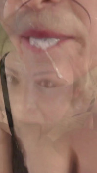 Teen Gets Slaps Spit Face and Swallows Cum