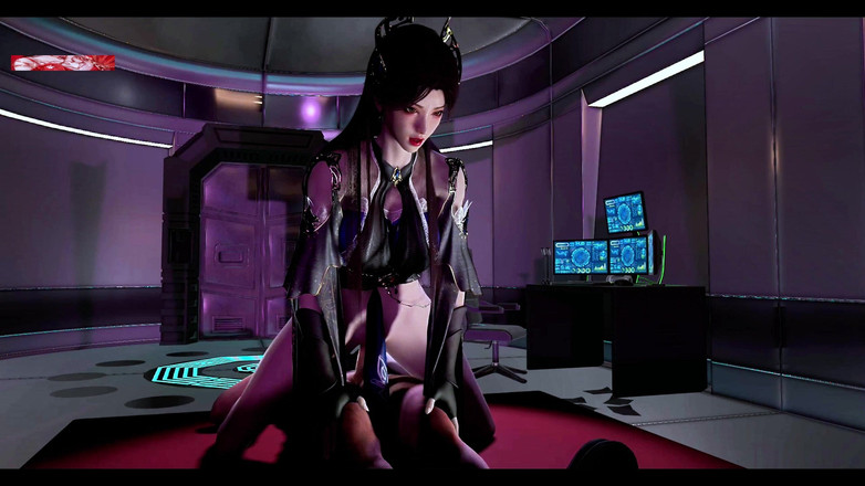 X Hentai: Wellustige te weelderige voor één render - 3D-animatie Hentai