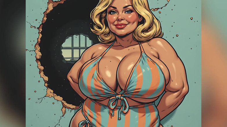 AI Porn: Art des beautés pulpeuses en bikini