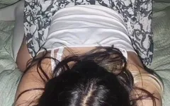 Mexikansk collegegirl blir krossad får stor Berga i sin snäva vagina hemlagad verklig