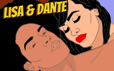 Back Alley Toonz: Lisa má velký zadek vítá Danteho doma žhavým sexem