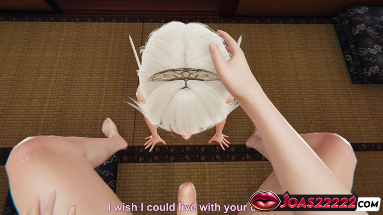 Joas22222: Elf Elisa in 3D Animation - Frenulum Licking Fetish Handjob for Big...
