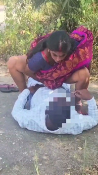 Village Wife Outdoor Fucked by Her Brother-in-law