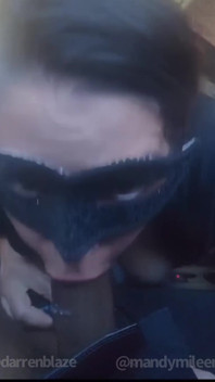 Crazy Lady Hits My Car so I Make Her Give Me a Blowjob