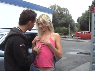 Hot Euro Girls: Picking up a girl on a gas station