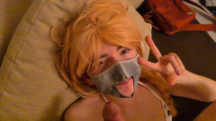 Prettyboi2000x: Cumslut Astolfo dostane zadek roztaženou do široka a naloží do pusy -...