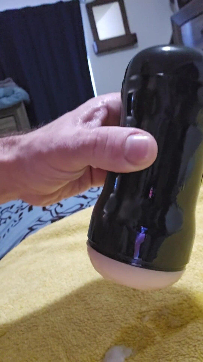 E the Long Dick Daddy: Ich pumpe meine taschen-muschi voller sperma