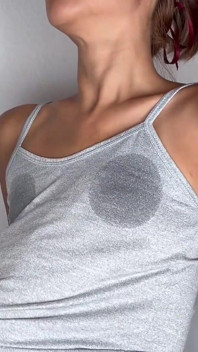 Sucker! Sloppy Nipple Sucking with Small Tits Asian Girl - Her Greedy Big Nipples Require Daily Stimulation
