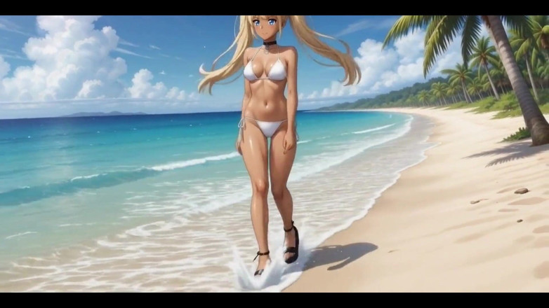 HotKitty20: Una passeggiata con Rumi - lei gioca con la sua figa...