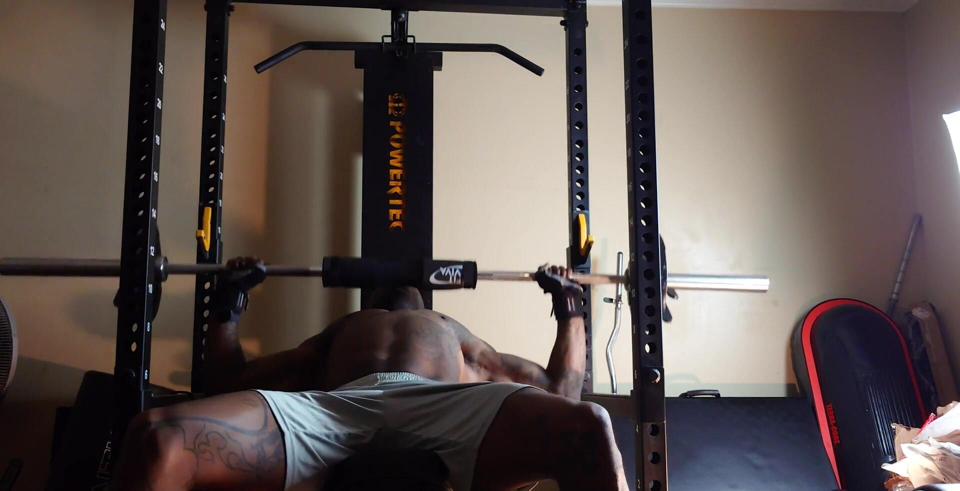 Push Day workout Jeremiah McPherson aka Hallelujah Johnson - Part 1