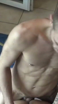 Slut Creampied by His Friend Big Dick