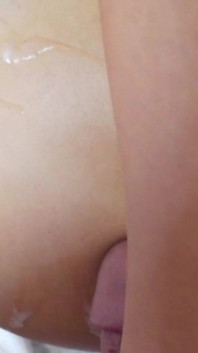 Cumshot and Twerk with Slow Motion