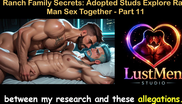 LustMen: Anglické audio gay sexuální příběh - Ranch Line Secrets: adoptovaní hřebci...