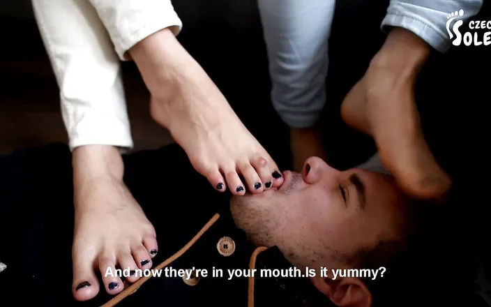 Czech Soles - foot fetish content: Double Foot Smelling