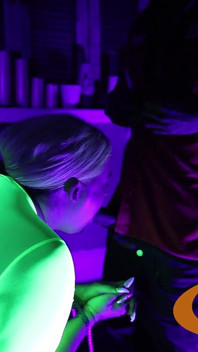 Semaj Media Natalia Sucks & Fucks Under a Blacklight!!