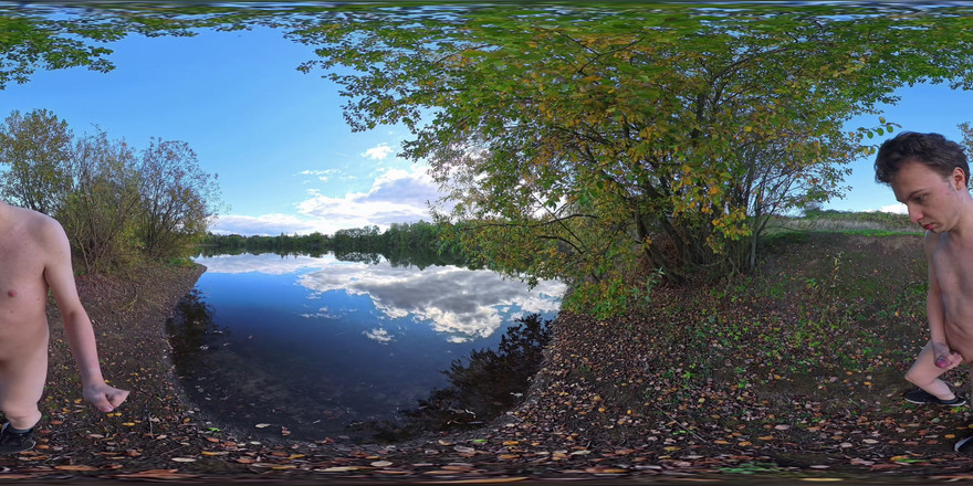 Outdoorboy5: Teen Úplně Nahý U Jezera