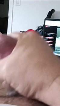 Méga poteau, conversation coquine et méga charge 4k