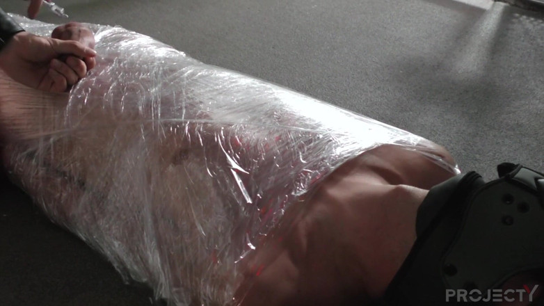 Project Y studios: It will hurt! Wrapped in foil, CBT and post orgasm...