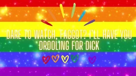 Vågar du titta, Fag? Jag får dig att dregla efter kuk