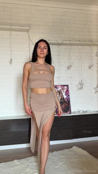 Roupas sensuais experimentam, jogo falso de buceta