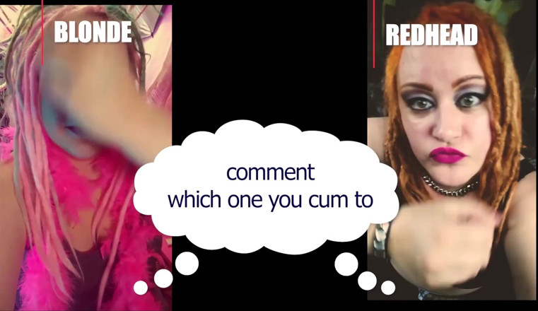 Campsissyboi: Comment which one made you cum blonde or redhead straight...