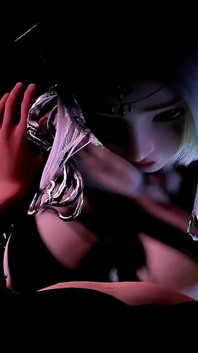 3D Huge Boobs Asian Cosplay Slut Naked Her Big Ass and Got Fucked