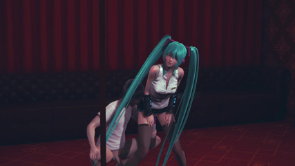 Waifu club 3D: มิกุ โดนเย็ดด้วยไวเบรเตอร์จนน้ำแตกคาหี