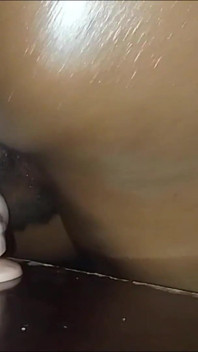 Close up Riding and Twerking on My Dildo