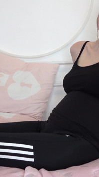 Pregnant Fashion Show and Masturbation