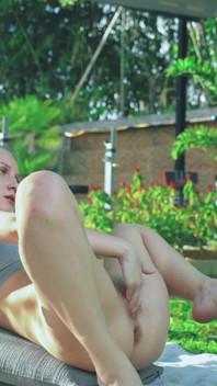 Teen Anal Fisting on the Yard