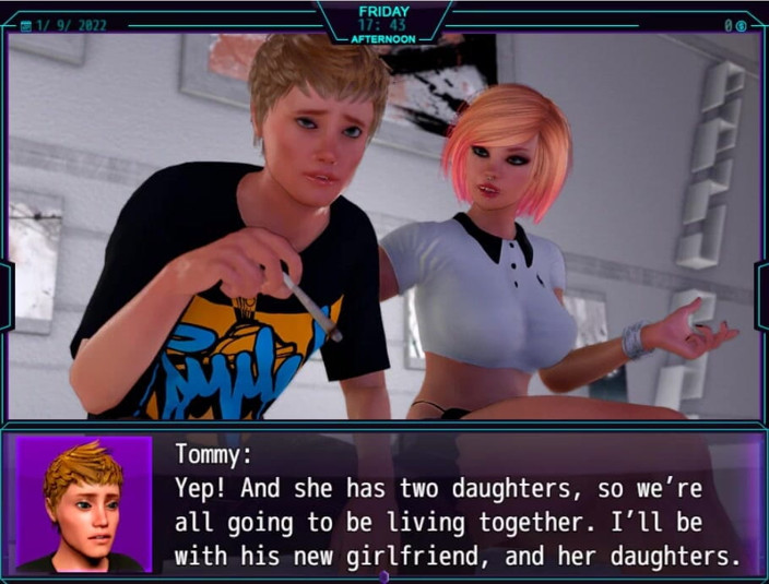 XXX Games Bunk: My Newlife Revamp - Gameplay -roleplay - Scena intro