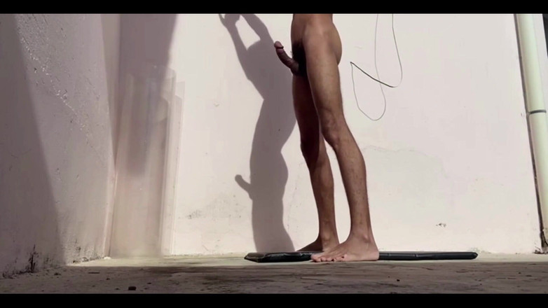 arabeputo: 흥분한 아침에 스트레칭.